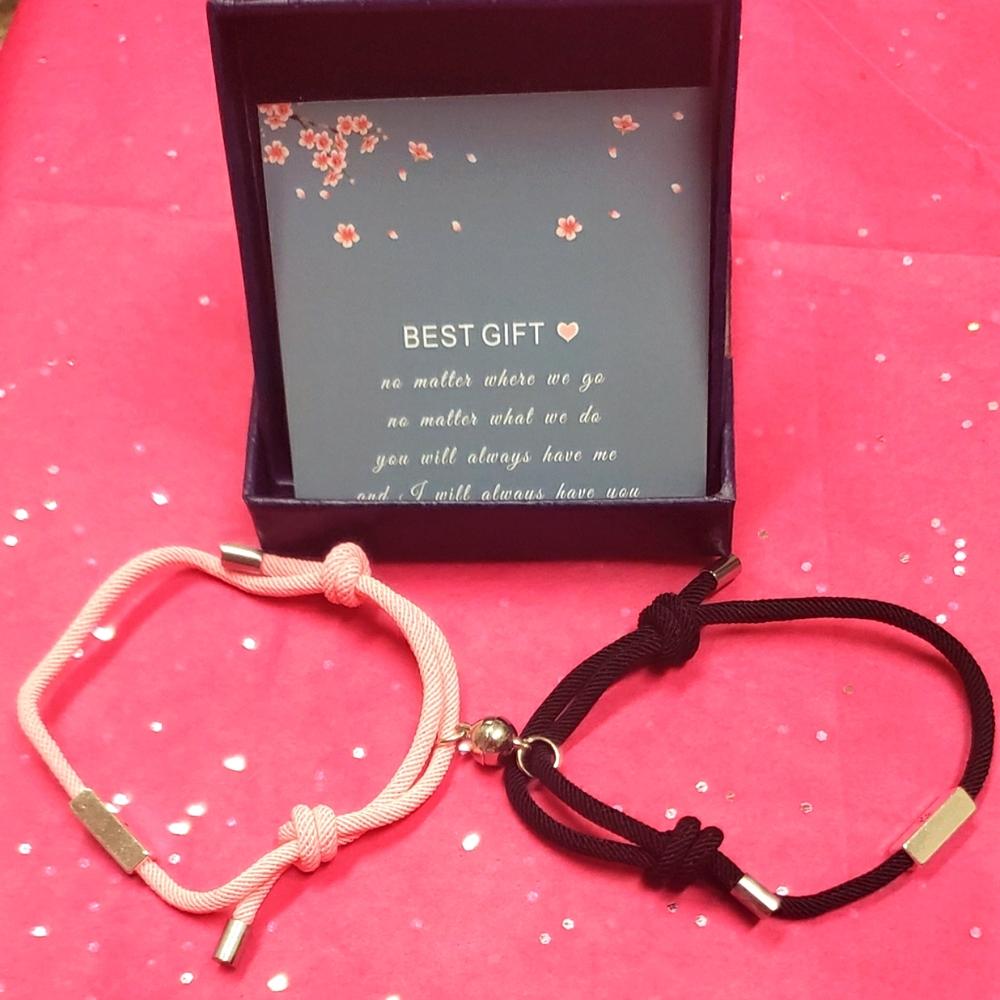 COPY - GIFTS FOR HIS & HER/MAGNETIC HIS & HER BRACELETS/STAY CONNECTED